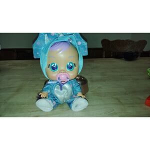 Cry Babies Tiny Cuddles Baby Doll TINA TRICERATOPS In Costume Cries Tears